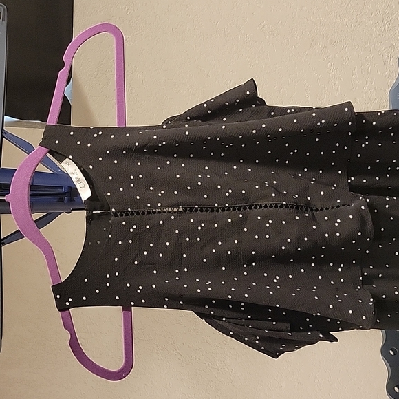 Cage Polka Dot Dress - Picture 2 of 9